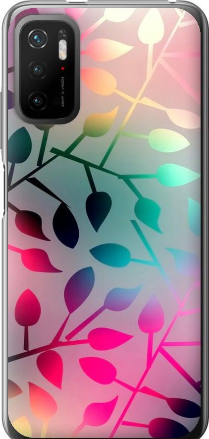 Чехол на Xiaomi Redmi Note 10 5G Листья (2235u-2556-42517)