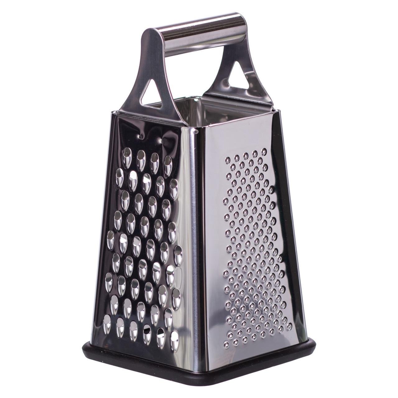 Тертка для овочів та фруктів з нержавіючої сталі HP-8-14 13х13х24,5 см (A-034742) Тертка для овочів та фруктів з нержавіючої сталі HP-8-14 13х13х24,5 см (A-034742)