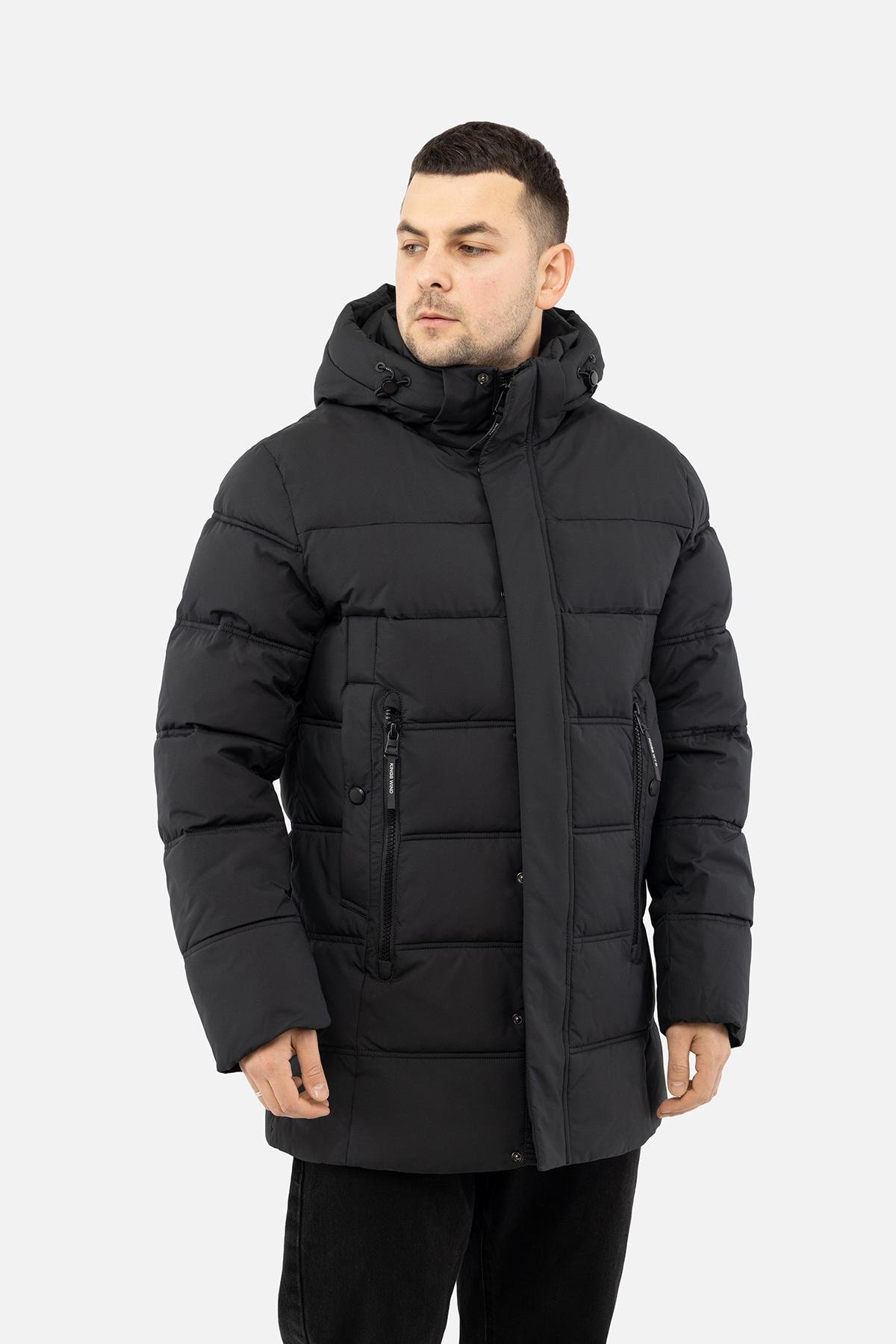 Куртка чоловіча ЦБ-00220560 р. 54 Чорний (28421956)