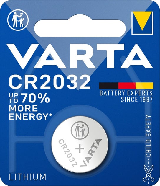 Батарейка Varta CR 2032 LITHIUM 1 шт. (910142)