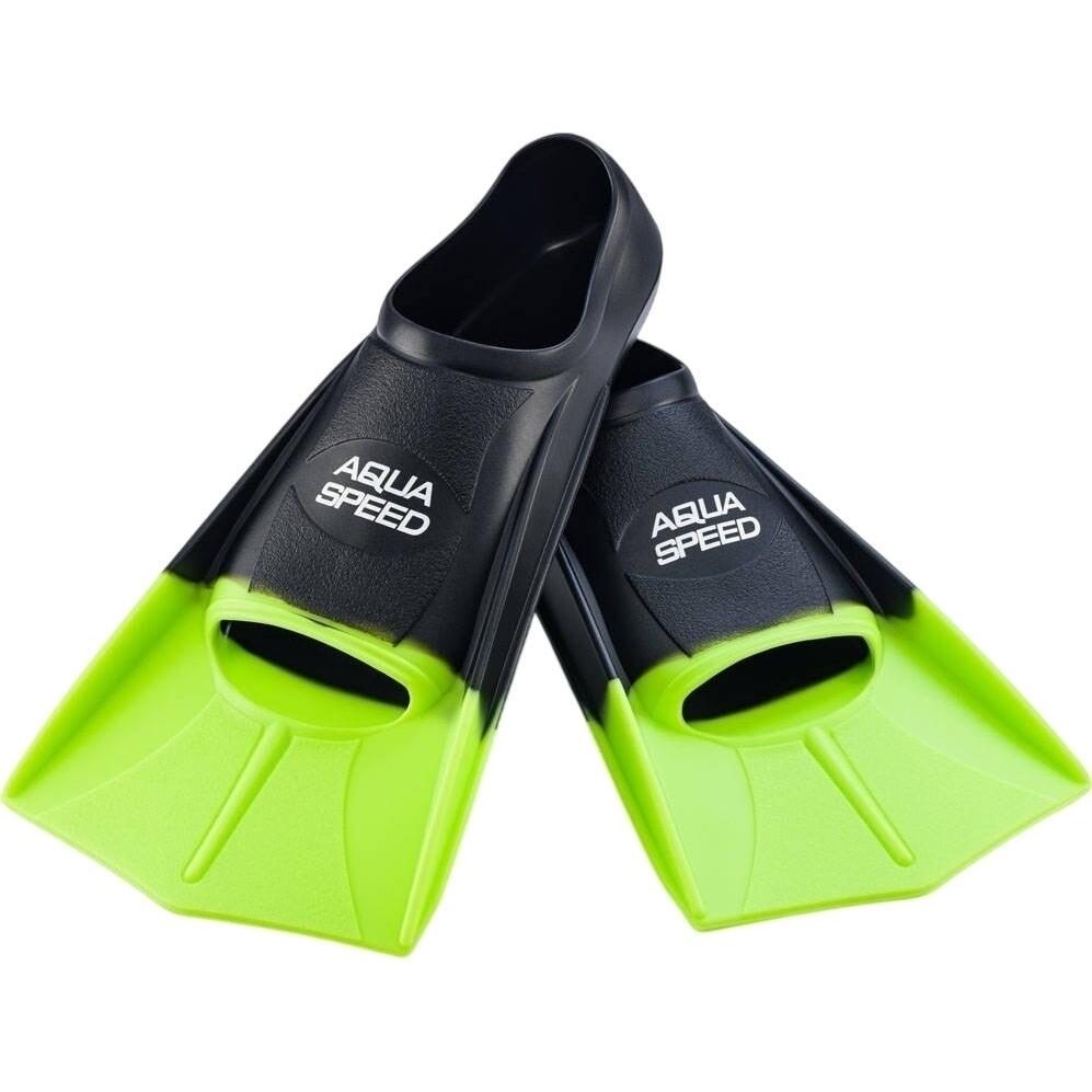 Ласты Aqua Speed TRAINING FINS р. 43-44 Салатово-черный (137-38)