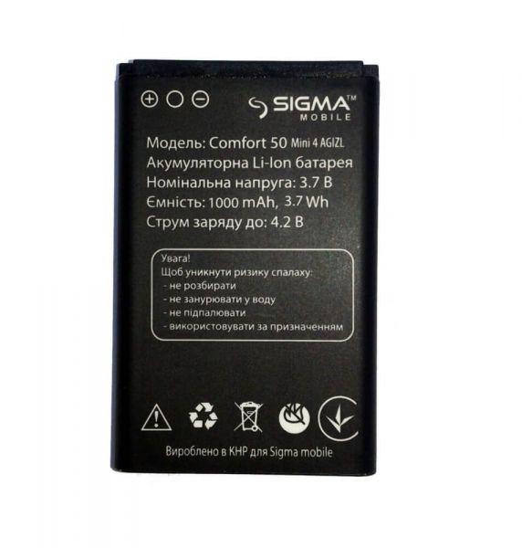 Аккумулятор Sigma Comfort 50 Mini 4 AGIZL PRC