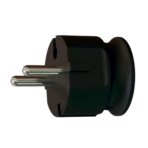 Електровилка бічна без заземлення штепсельна Neomax NX1103 Чорний