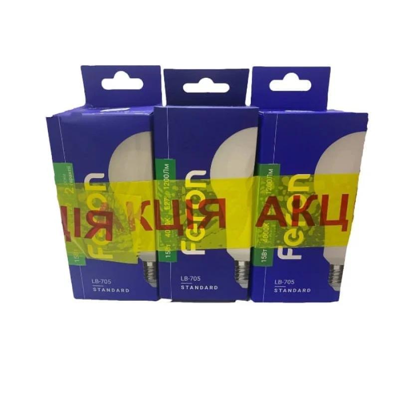 Набір світлодіодних ламп Feron 15 Вт 4000K 3 шт. (27830204)