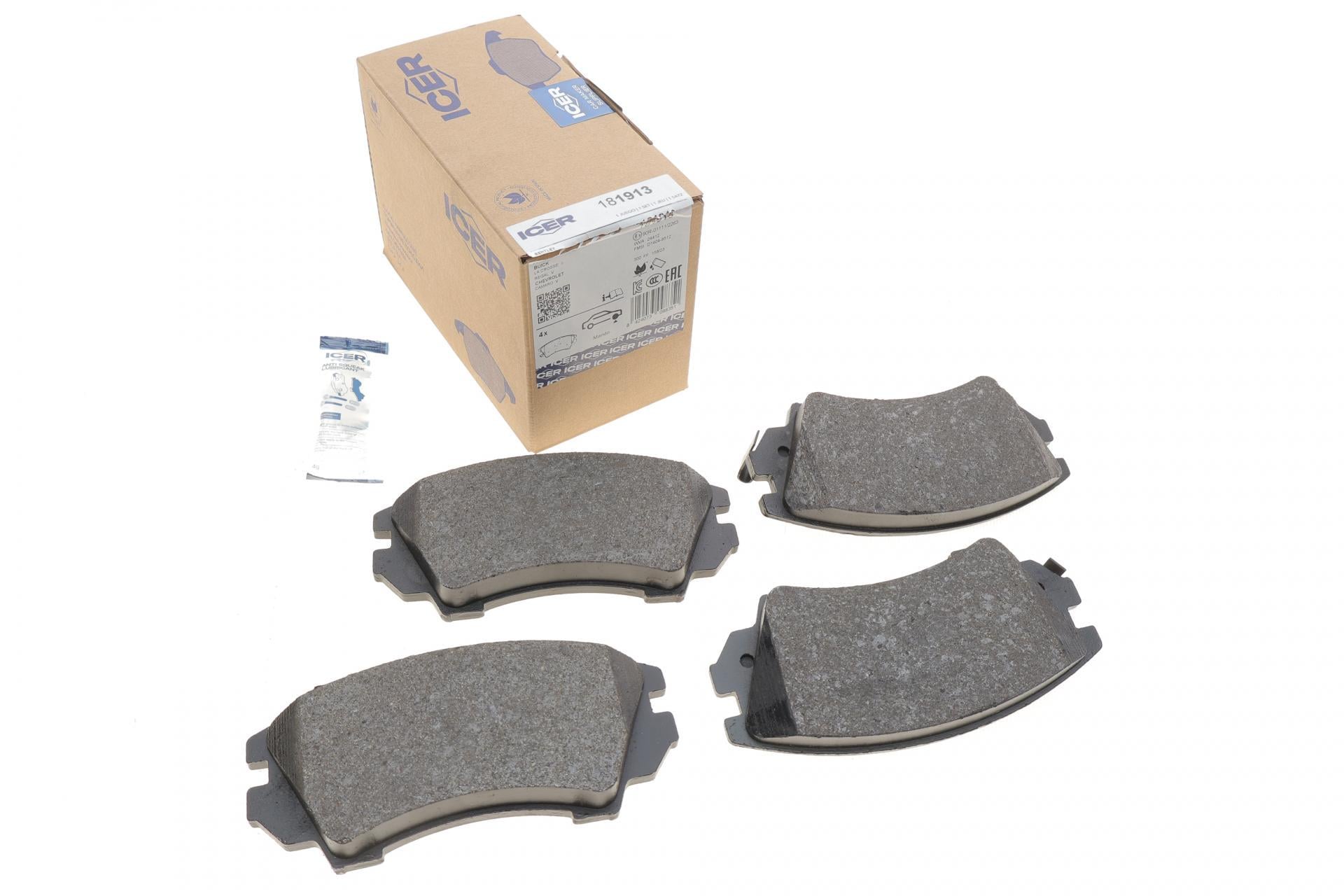 Колодки тормозные передние ICER для Nissan Rogue 10-13/Opel Astra J 09-/Insignia 08-17/Zafira C 11- (181913) Колодки тормозные передние ICER для Nissan Rogue 10-13/Opel Astra J 09-/Insignia 08-17/Zafira C 11- (181913)
