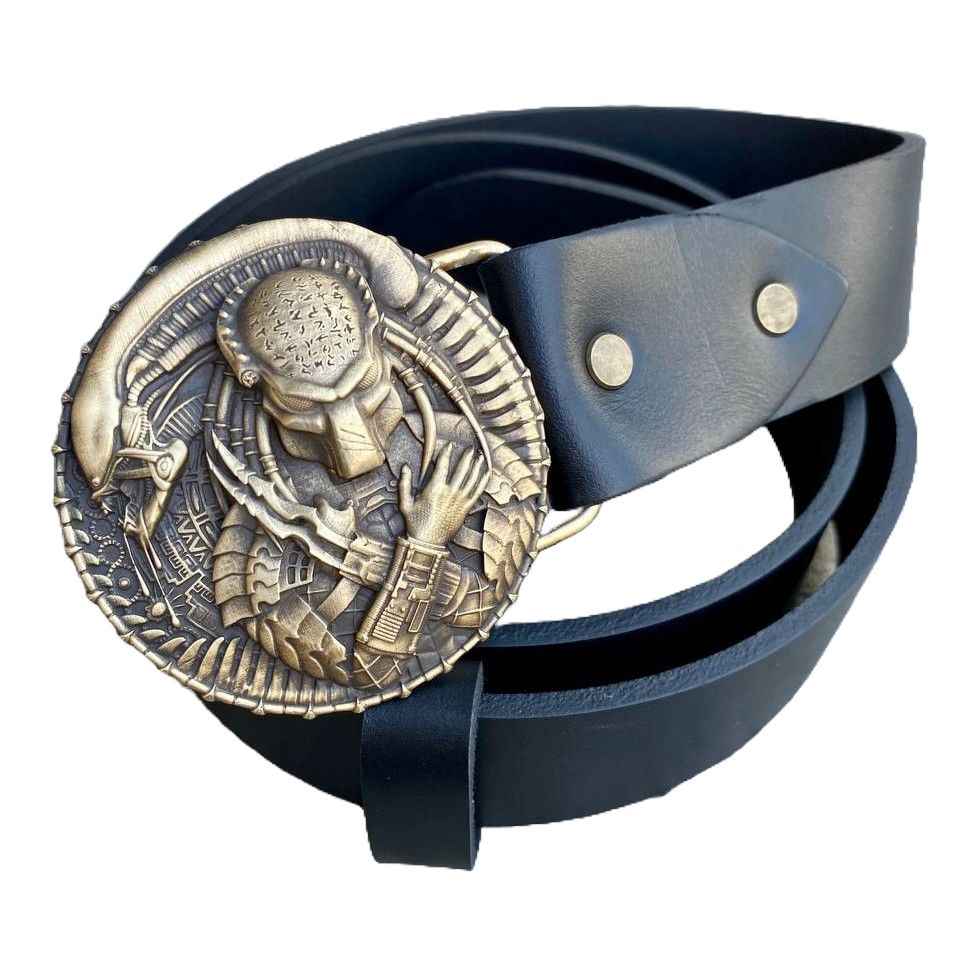 Ремень с пряжкой Gorillas BBQ Accessories Чужой Хищник латунь (bb40)