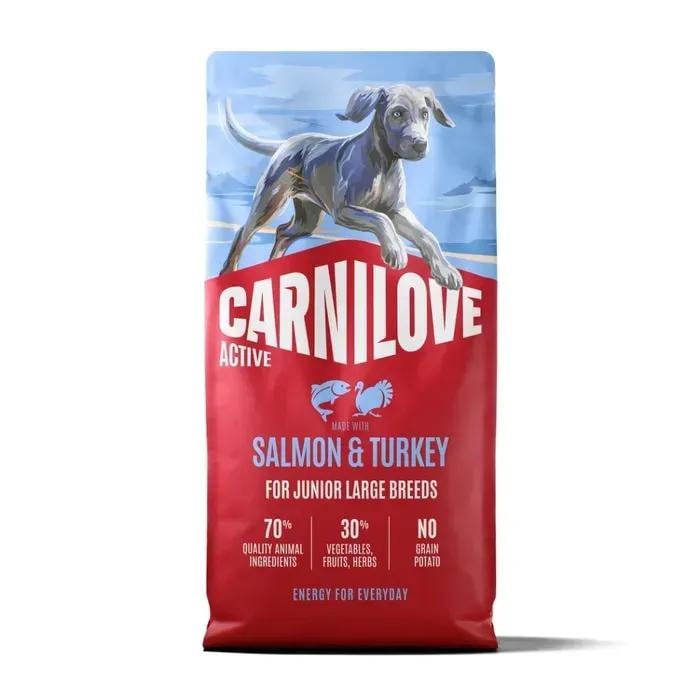 Корм сухий Carnilove Active Salmon & Turkey Junior Large Breed для молодих собак великих порід лосось та індичка 12 кг (173702)