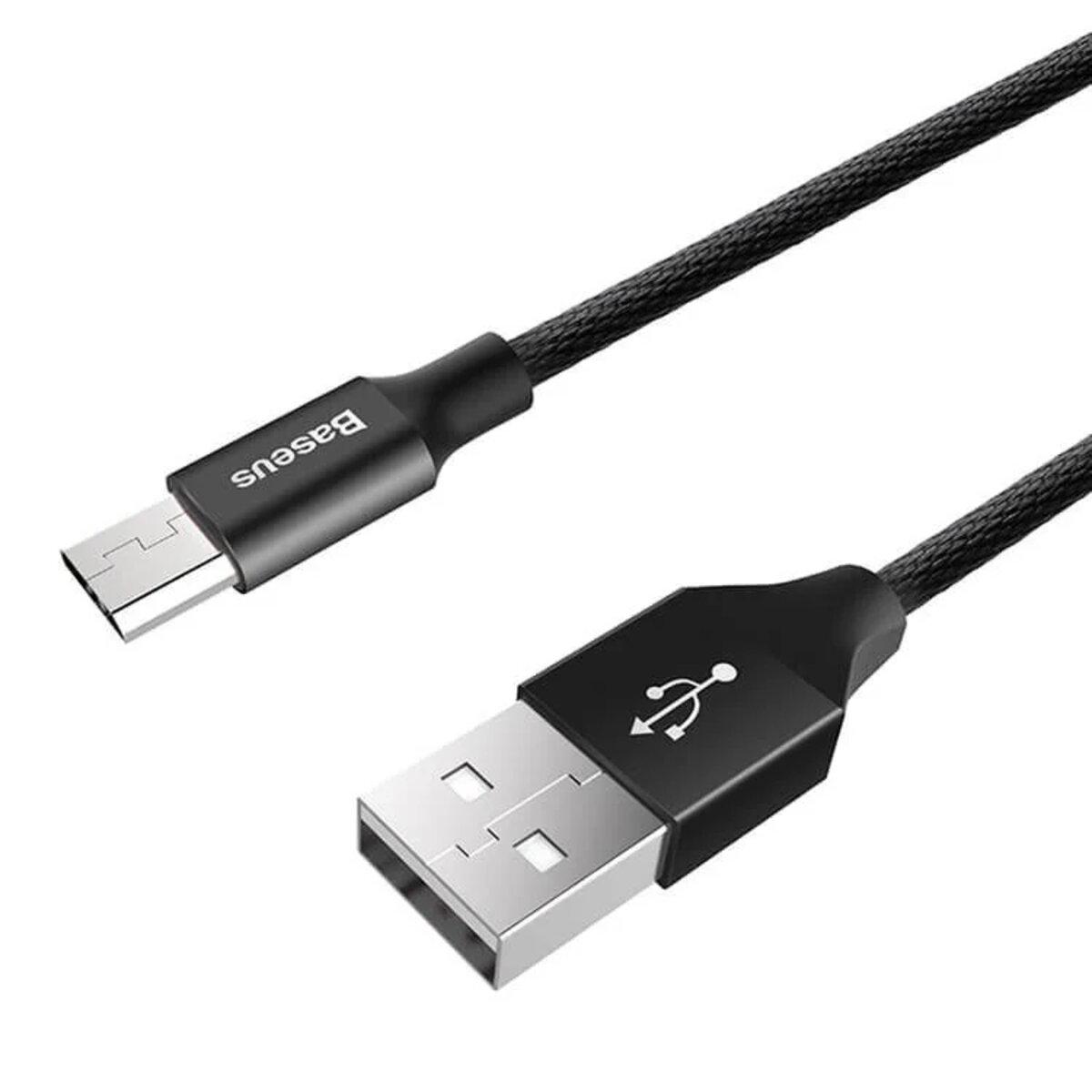 Кабель Baseus Yiven Cable Micro USB 1 м Black - фото 2