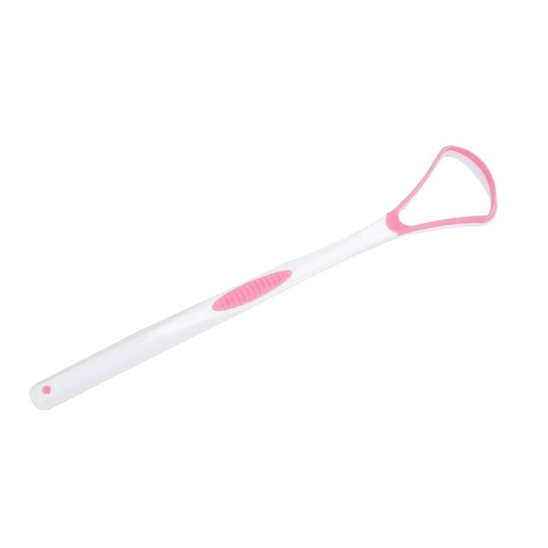 Скребок языка от налета и для устранения запаха Розовый (U9259)