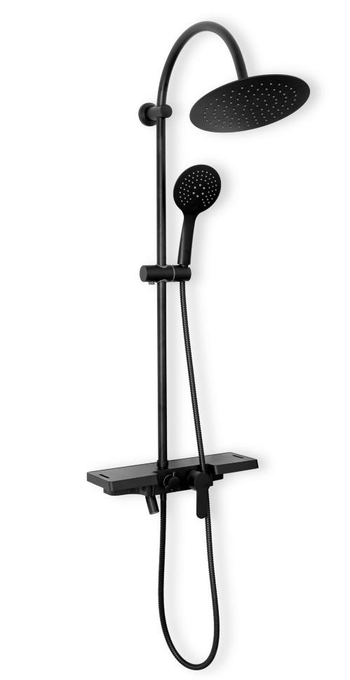 Душевая система Rea Vigo Black 99 см Черная