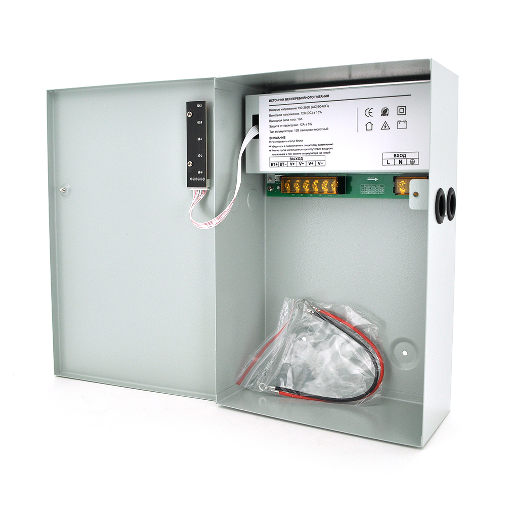Источник бесперебойного питания импульсный PSU-1012-17 для АКБ 12V 17-20A для защиты оборудования 12V 10А (3941)