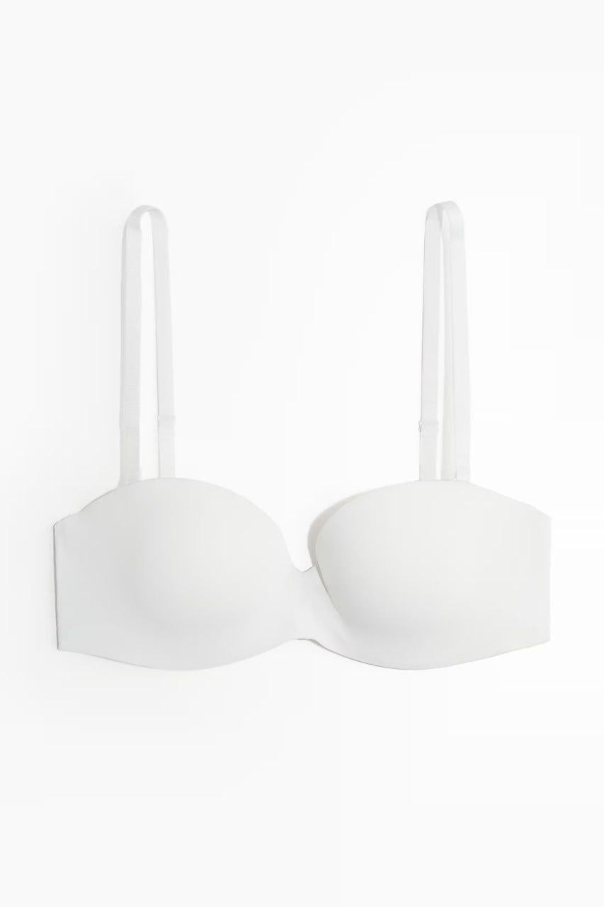 Бюстгальтер балконет женский H&M Push-Up 75А Белый