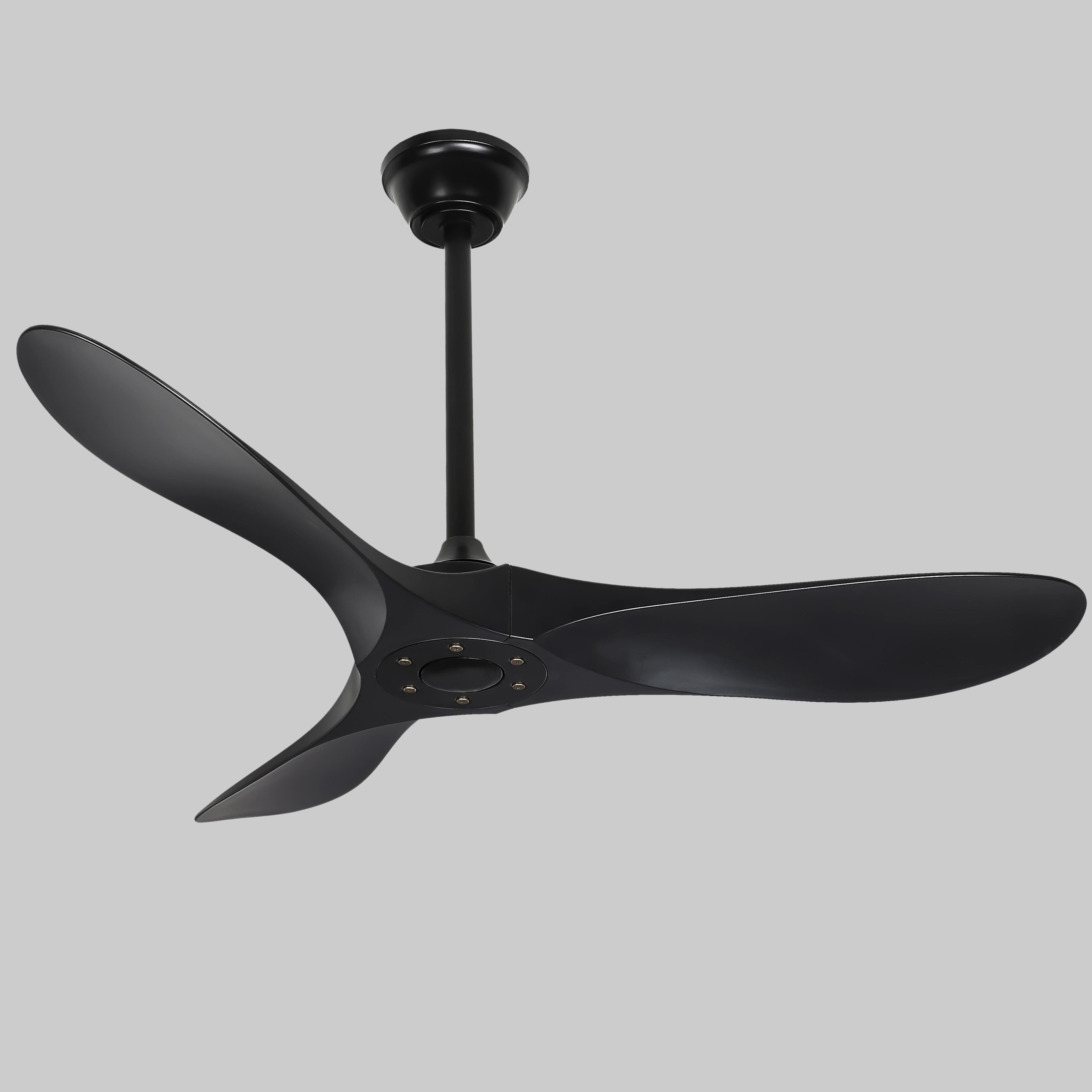 Вентилятор потолочный с пультом 110 см Черный (94-7105 Черный 42 BK)