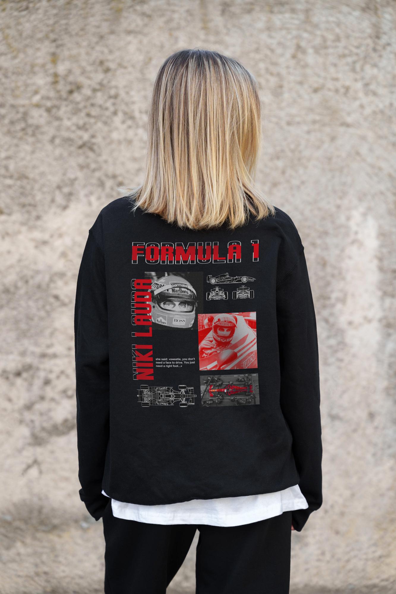 Свитшот оверсайз с принтом Without Lauda S/M Black (S/M8055624) - фото 8 Свитшот оверсайз с принтом Without Lauda S/M Black (S/M8055624) - фото 8