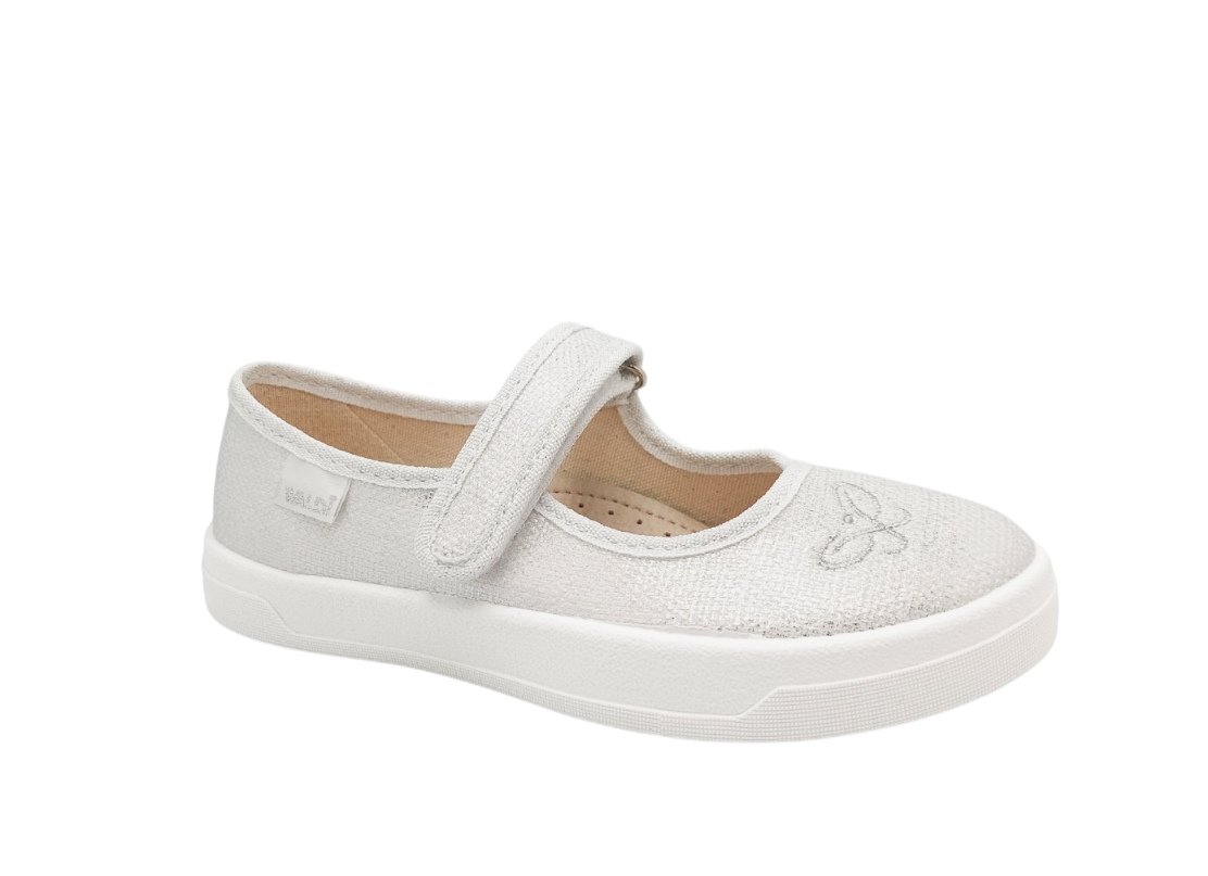 Тапочки для дівчаток Waldi 312133/35 на липучках р. 35 Білий