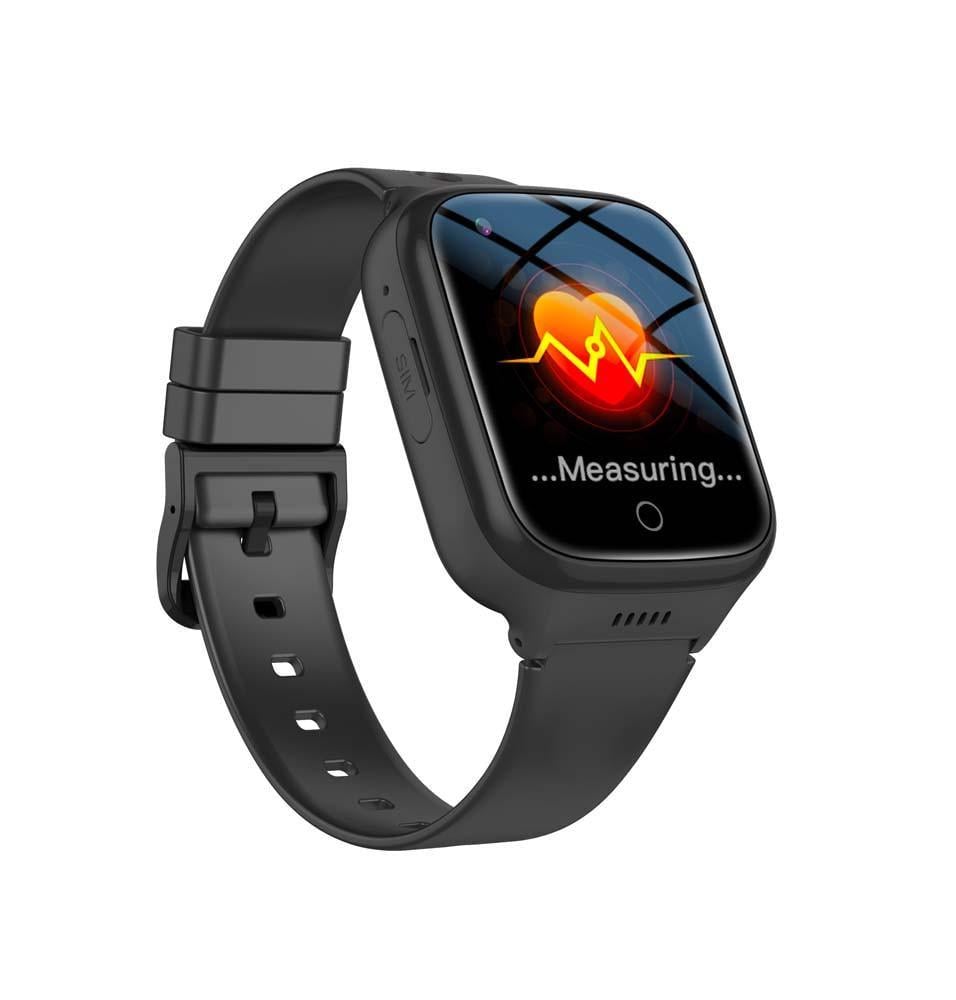 Смарт-годинник Lemfo K9L 4G GPS SOS з відеодзвінком/датчиком падіння/тонометром та пульсометром IPX7 Black (136728820)