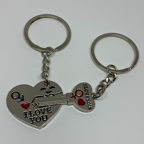 Брелок парный K&K Ключ от сердца (1423)