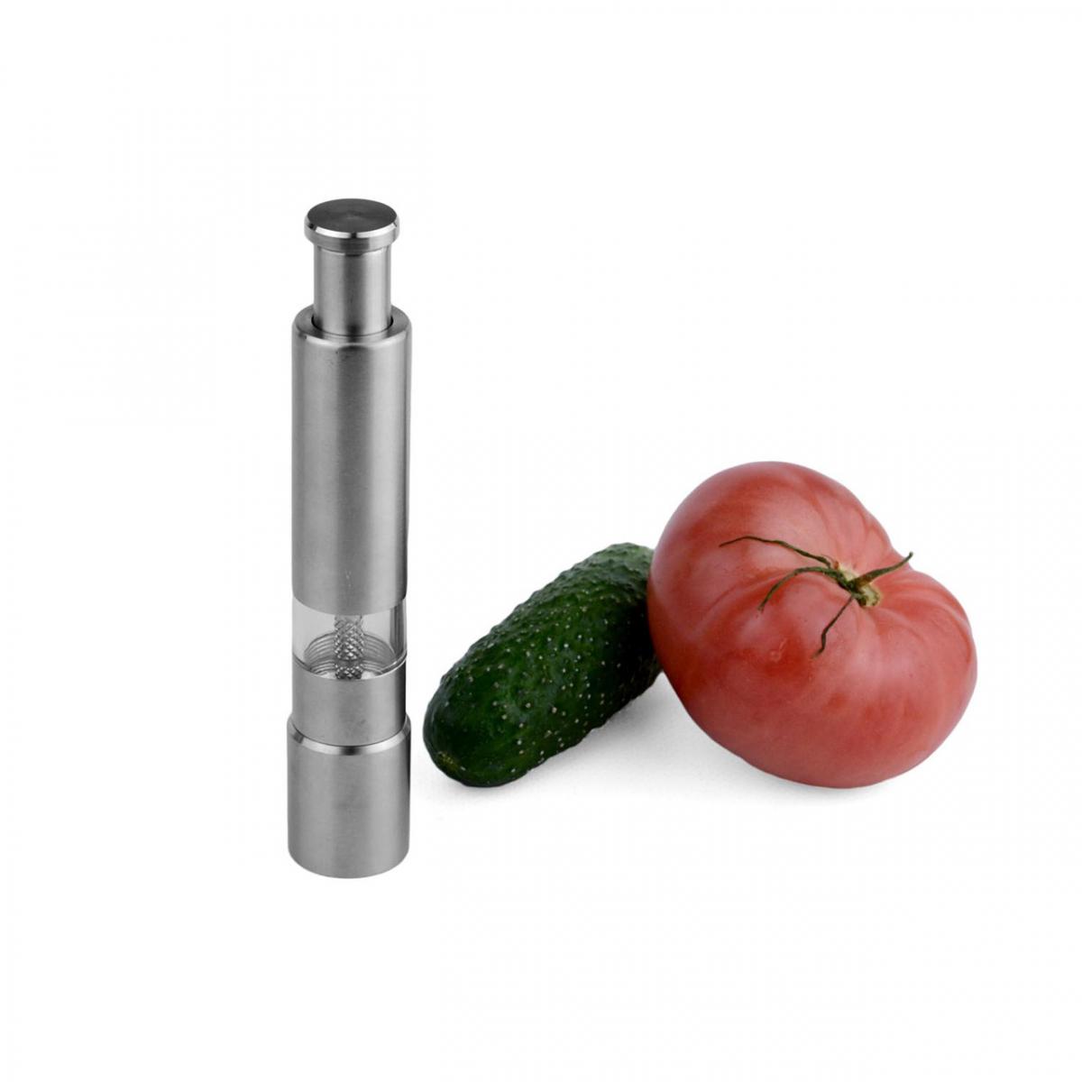 Мельница ручная для соли и перца нержавеющая сталь 15,5 см Серебристый (ОДКХ-903) - фото 5 Мельница ручная для соли и перца нержавеющая сталь 15,5 см Серебристый (ОДКХ-903) - фото 5