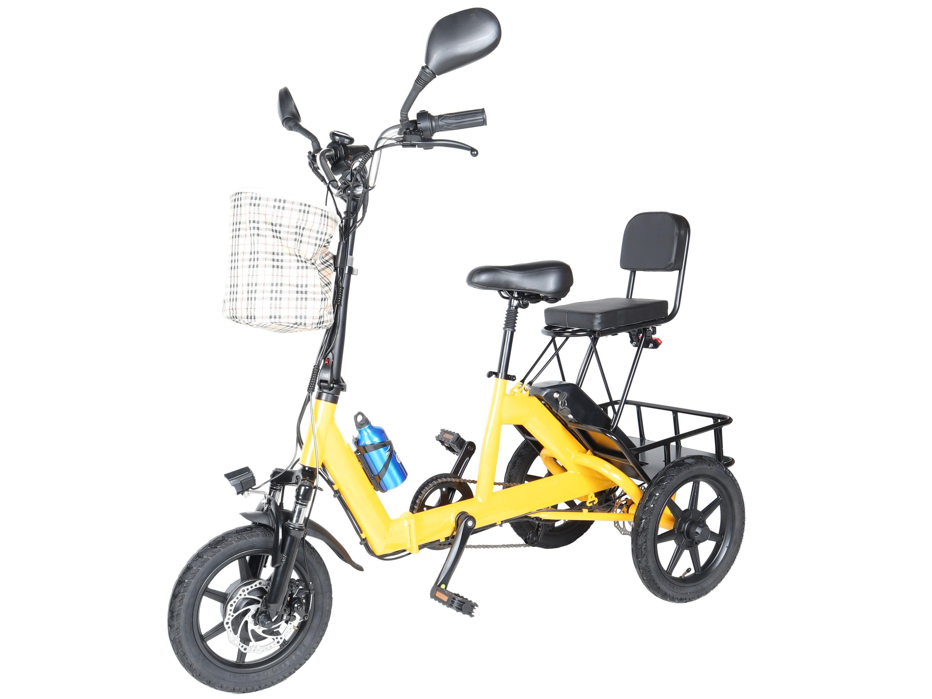 Электровелосипед складной трехколесный VELOMOTOR COMFORT CARGO