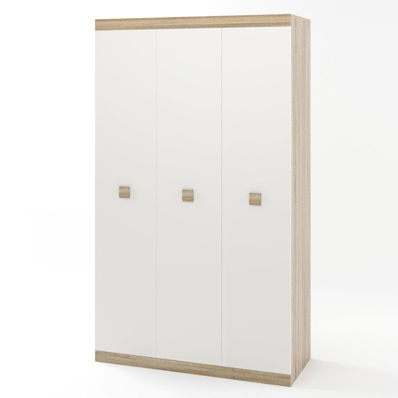 Шкаф 3-х дверный Эверест Соната-1200 Дуб сонома/Белый (DTM-2293)