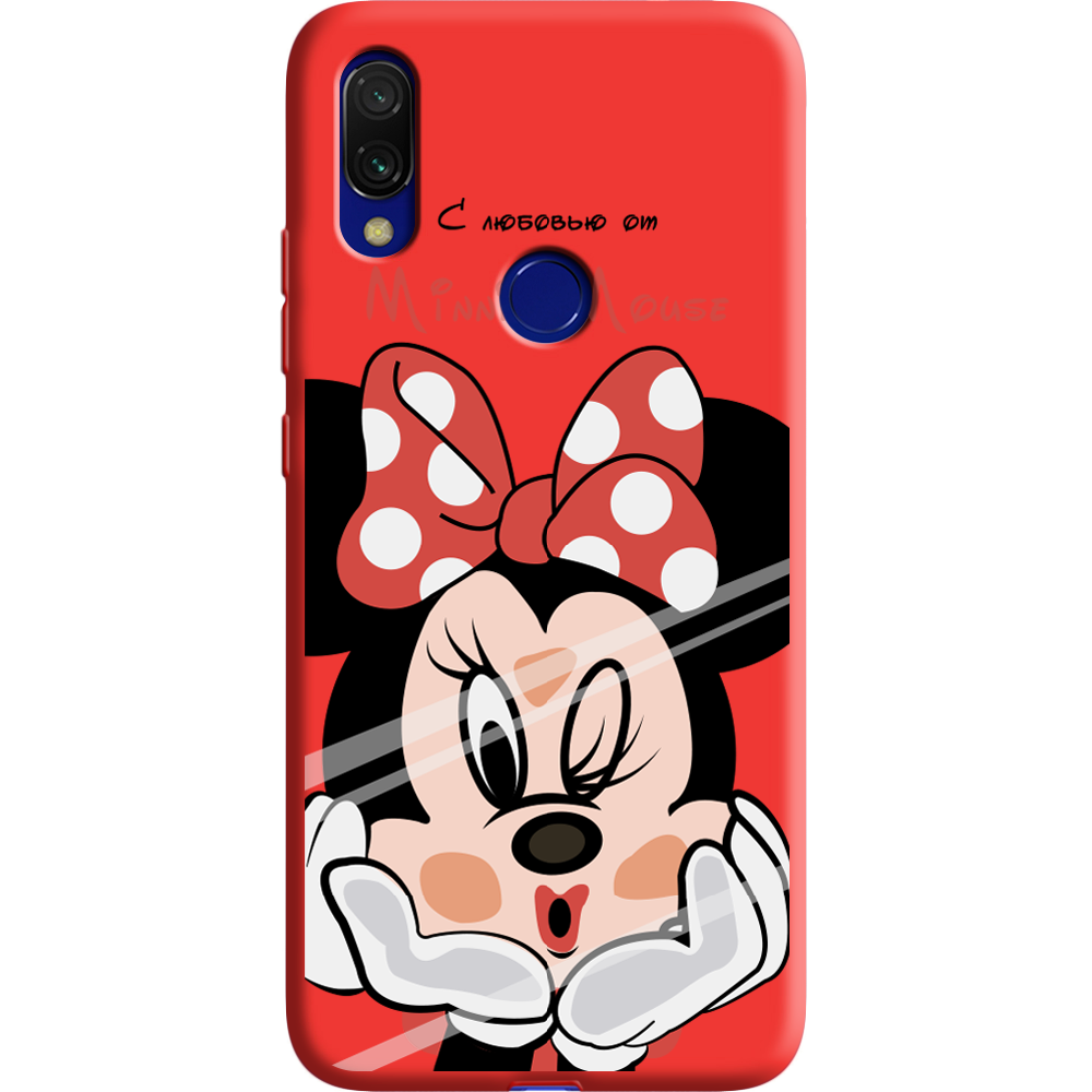 Чехол Boxface Xiaomi Redmi 7 Lady M Красный силикон (36506-cc59-37060)