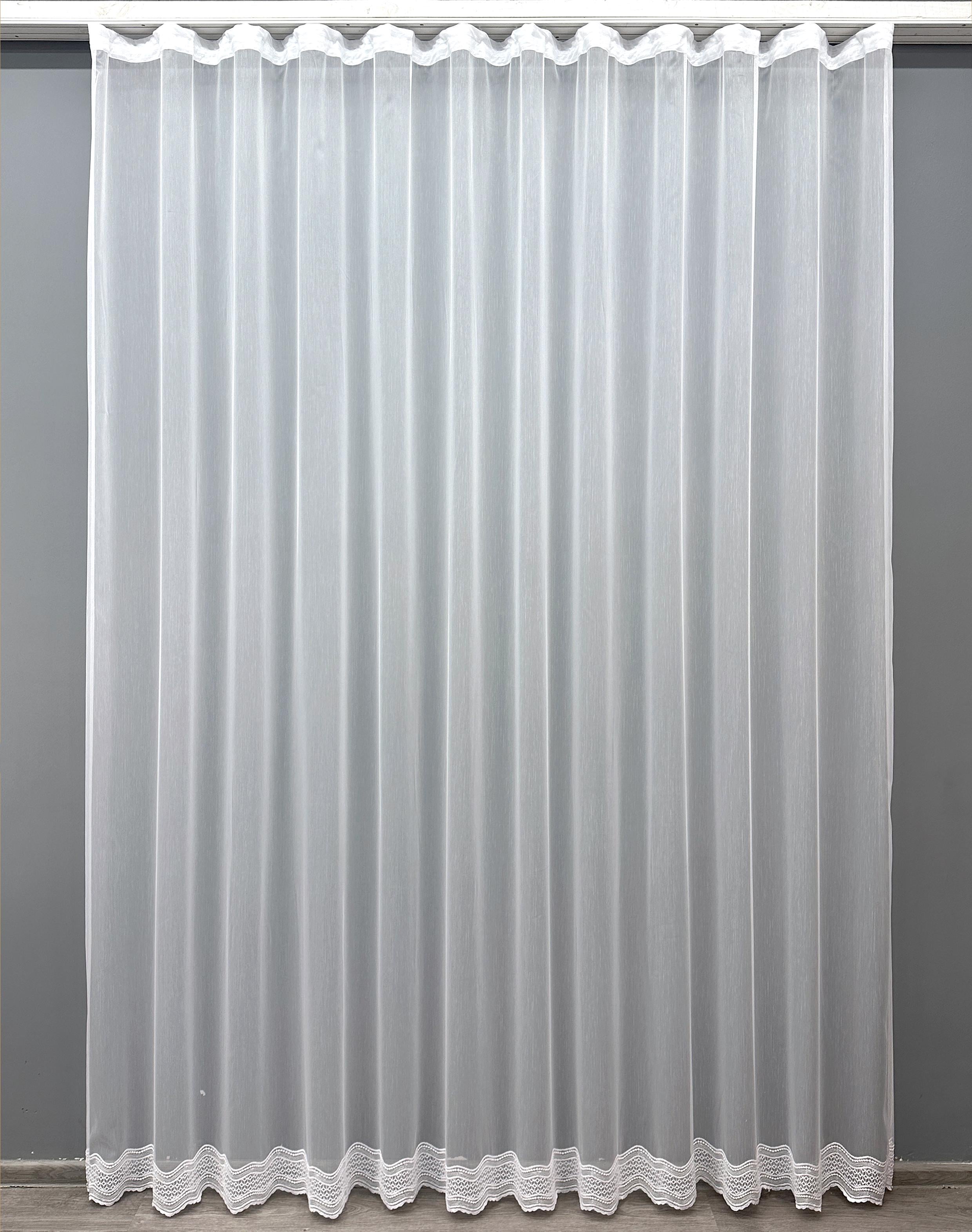 Тюль VR-Textil 1635т Бамбук с вышивкой и люрексом 300х270 см Белый (42-0598) Тюль VR-Textil 1635т Бамбук с вышивкой и люрексом 300х270 см Белый (42-0598)