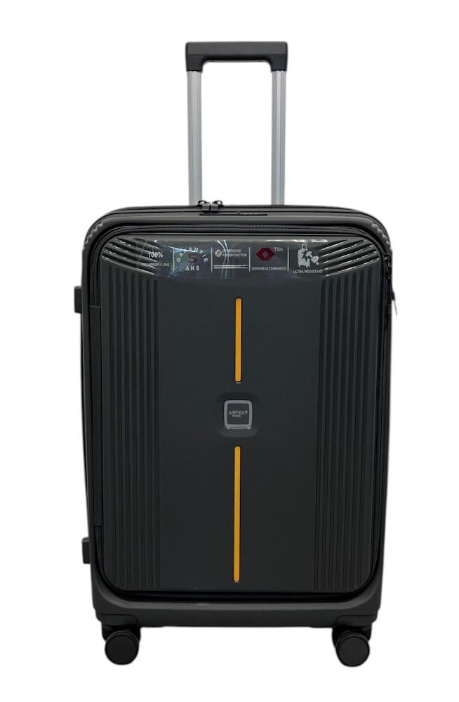 Валіза середня Airtex 647 поліпропілен M Сірий - фото 2 Валіза середня Airtex 647 поліпропілен M Сірий - фото 2