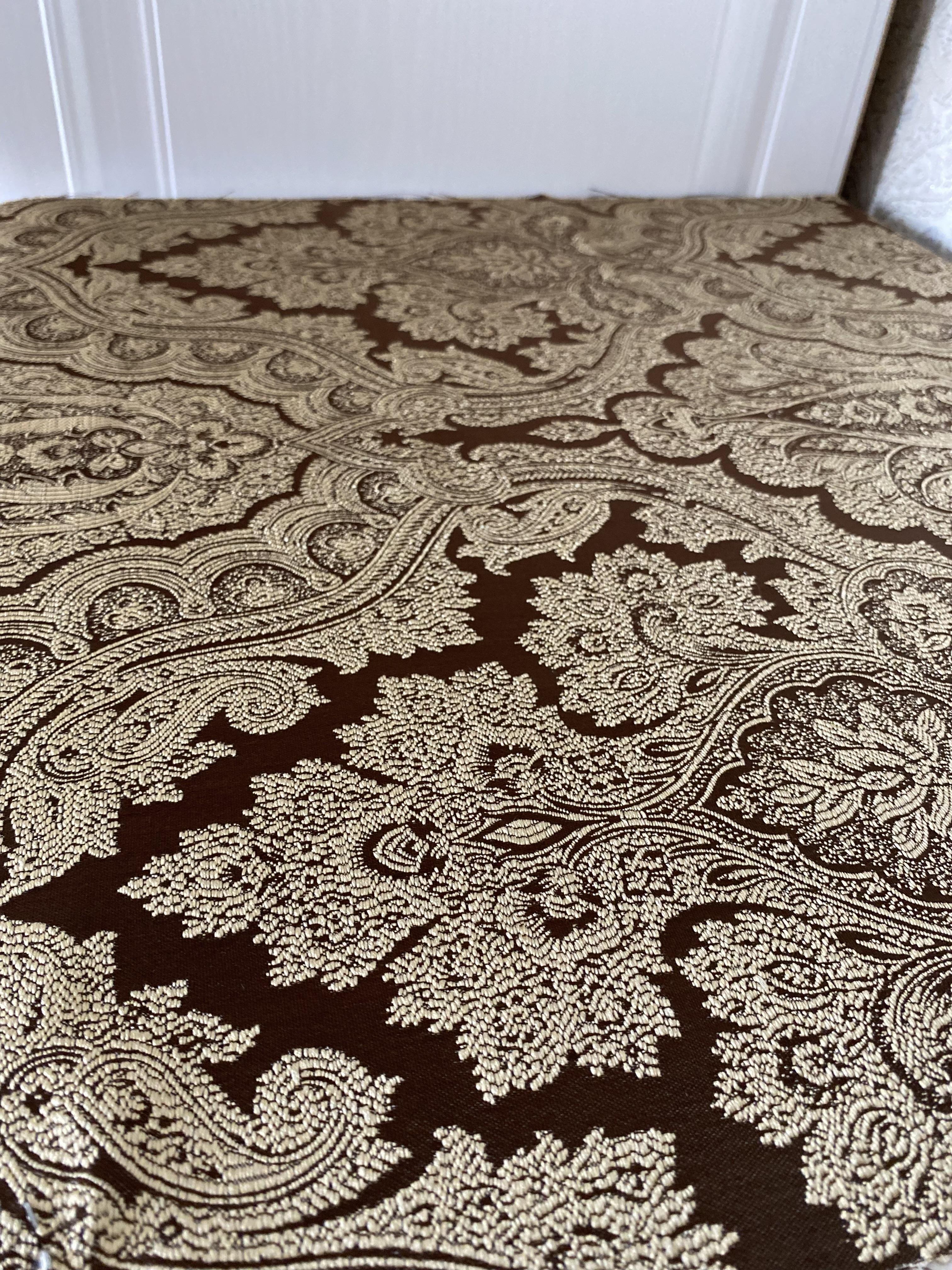 Тканина жакард Mebellini Валенсія 145 см Шоколад (MTEP2000-001) - фото 7