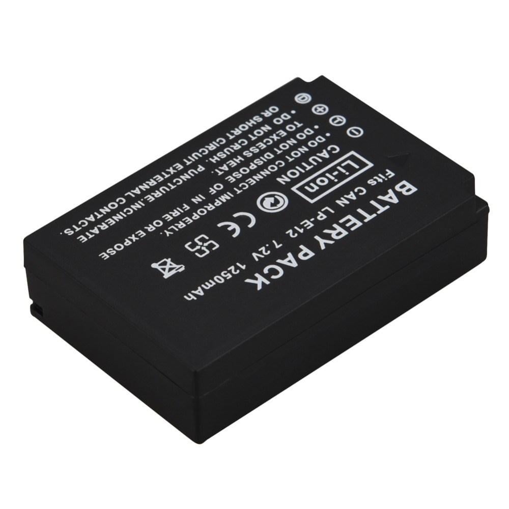 Акумулятор для фотоапаратів Canon EOS M M2 M3 M10 M50 M100 M200 100D LP-E12 аналог 1250 ma Акумулятор для фотоапаратів Canon EOS M M2 M3 M10 M50 M100 M200 100D LP-E12 аналог 1250 ma