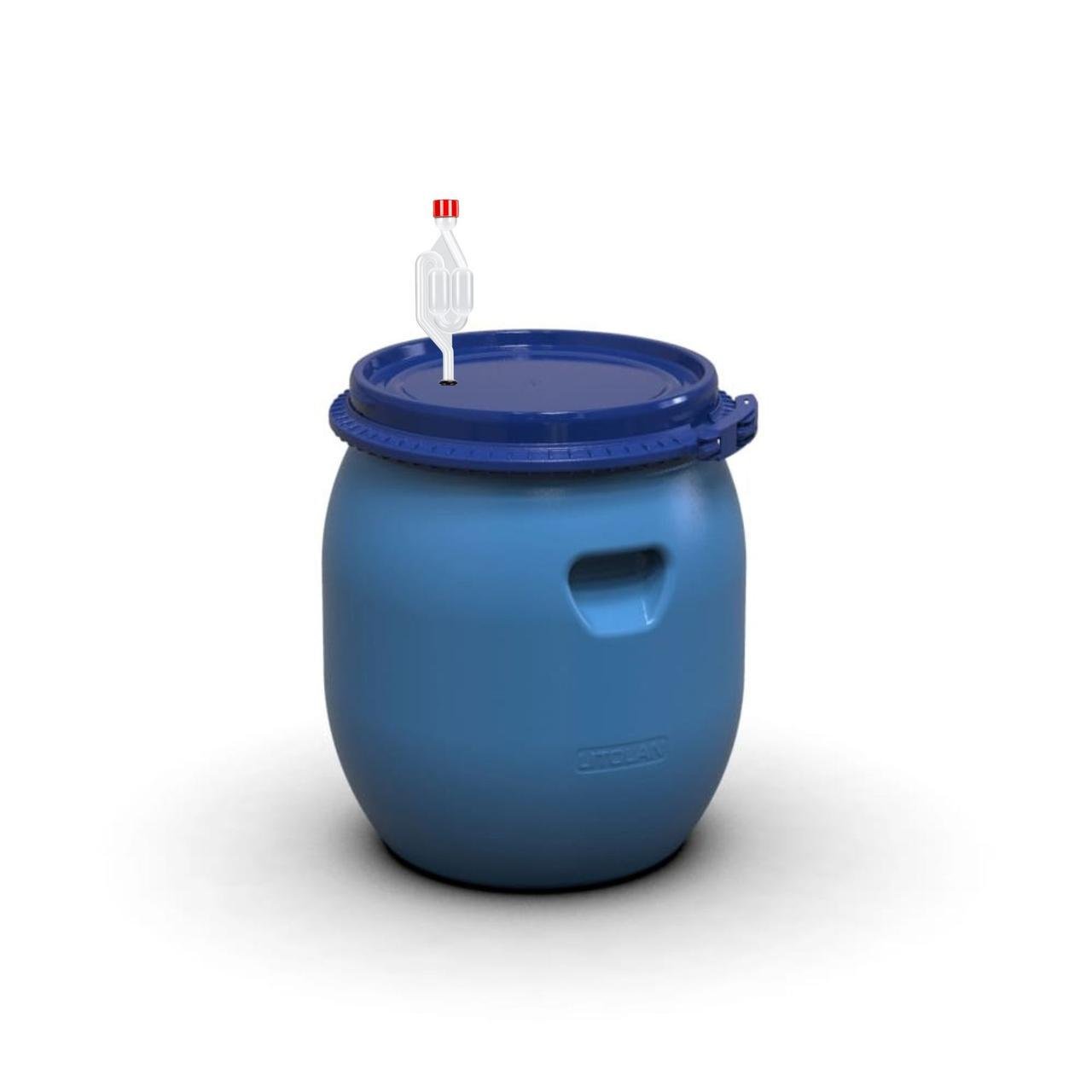 Бочка для бродіння герметична з винним клапаном S-подібний 45 л - фото 1 Бочка для бродіння герметична з винним клапаном S-подібний 45 л - фото 1