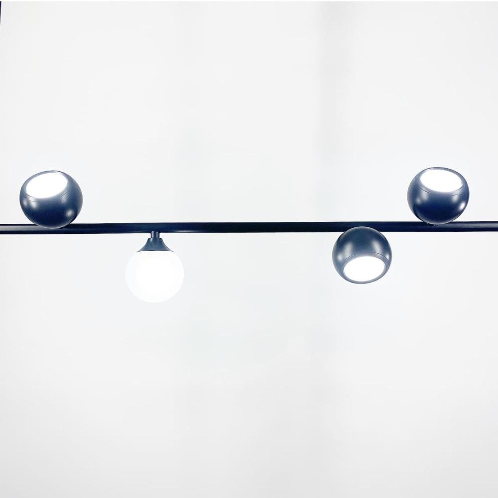 Люстра видовжена підвісна SIMPLE на 5 ламп Чорний (SG 33) - фото 2