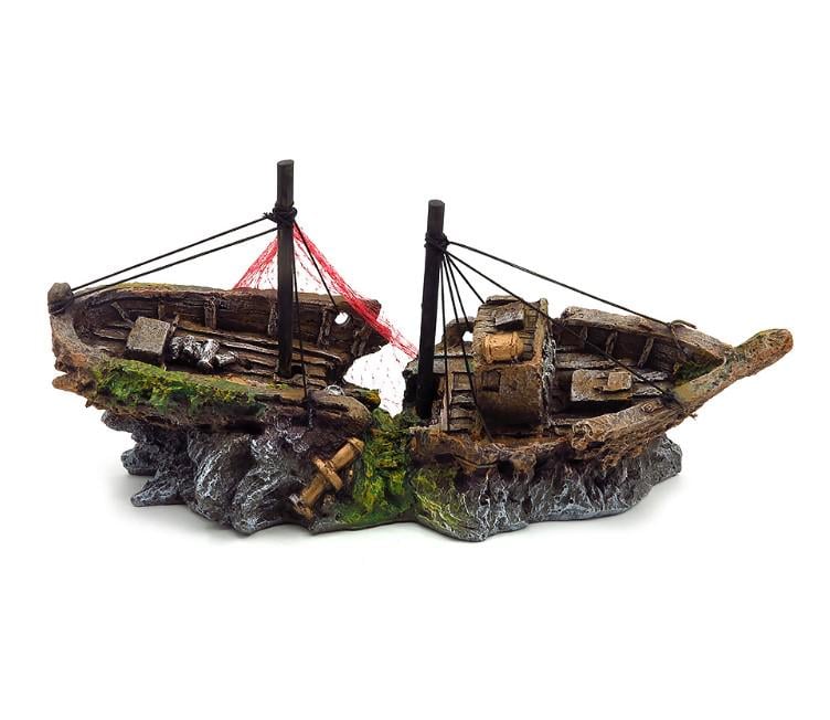 Декорация Tetradon Корабль 28х12х16 см (dt-25310T)
