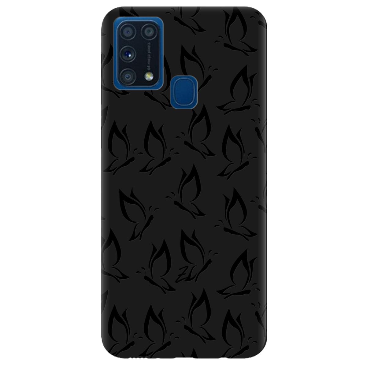 Силиконовый чехол Zorrov для Samsung Galaxy M31 - Butterfly (14190050155098972) - фото 1