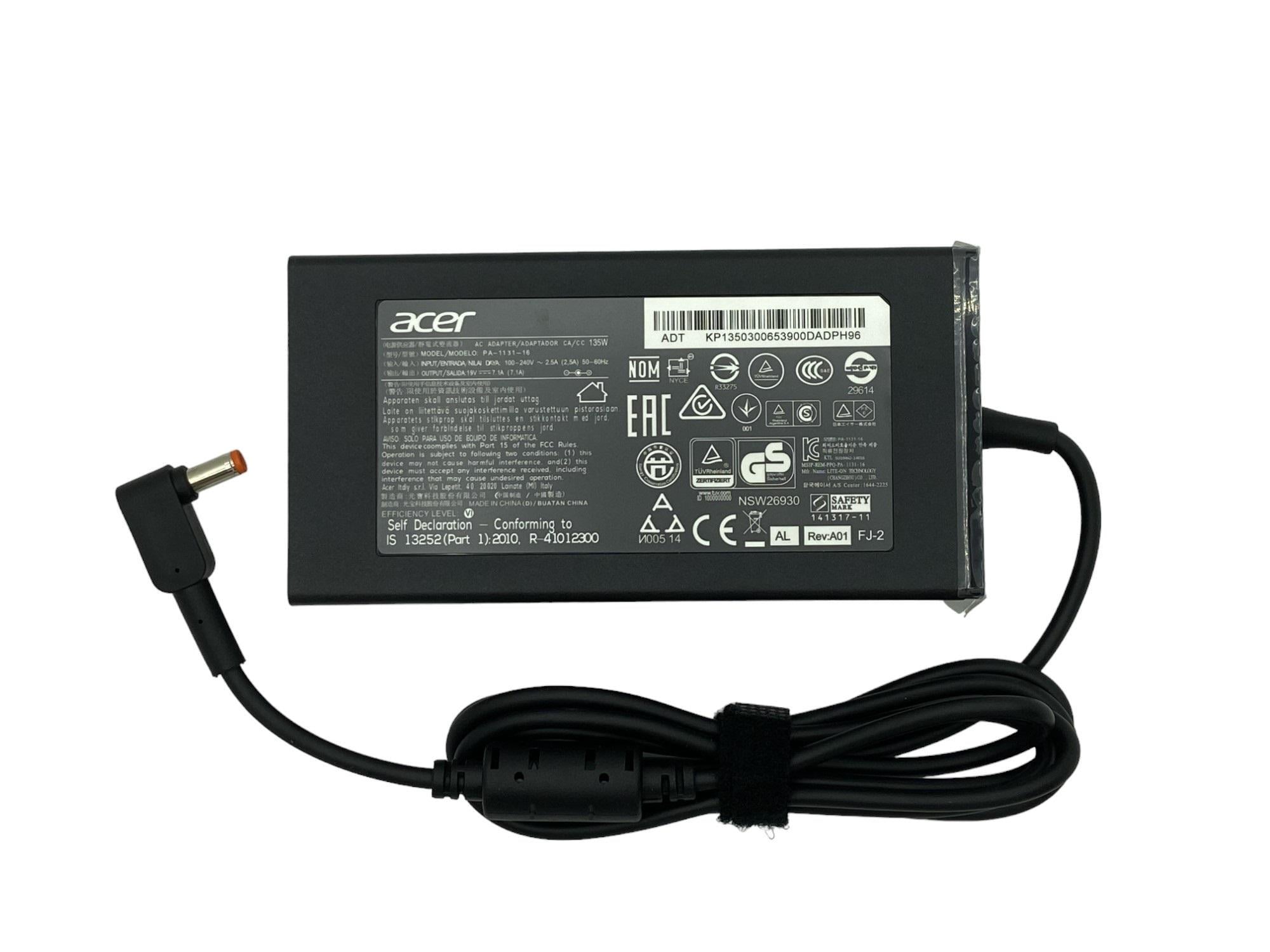 Блок питания для ноутбука Acer 135W 19V 7,1A 5,5x2,5 мм (080734)
