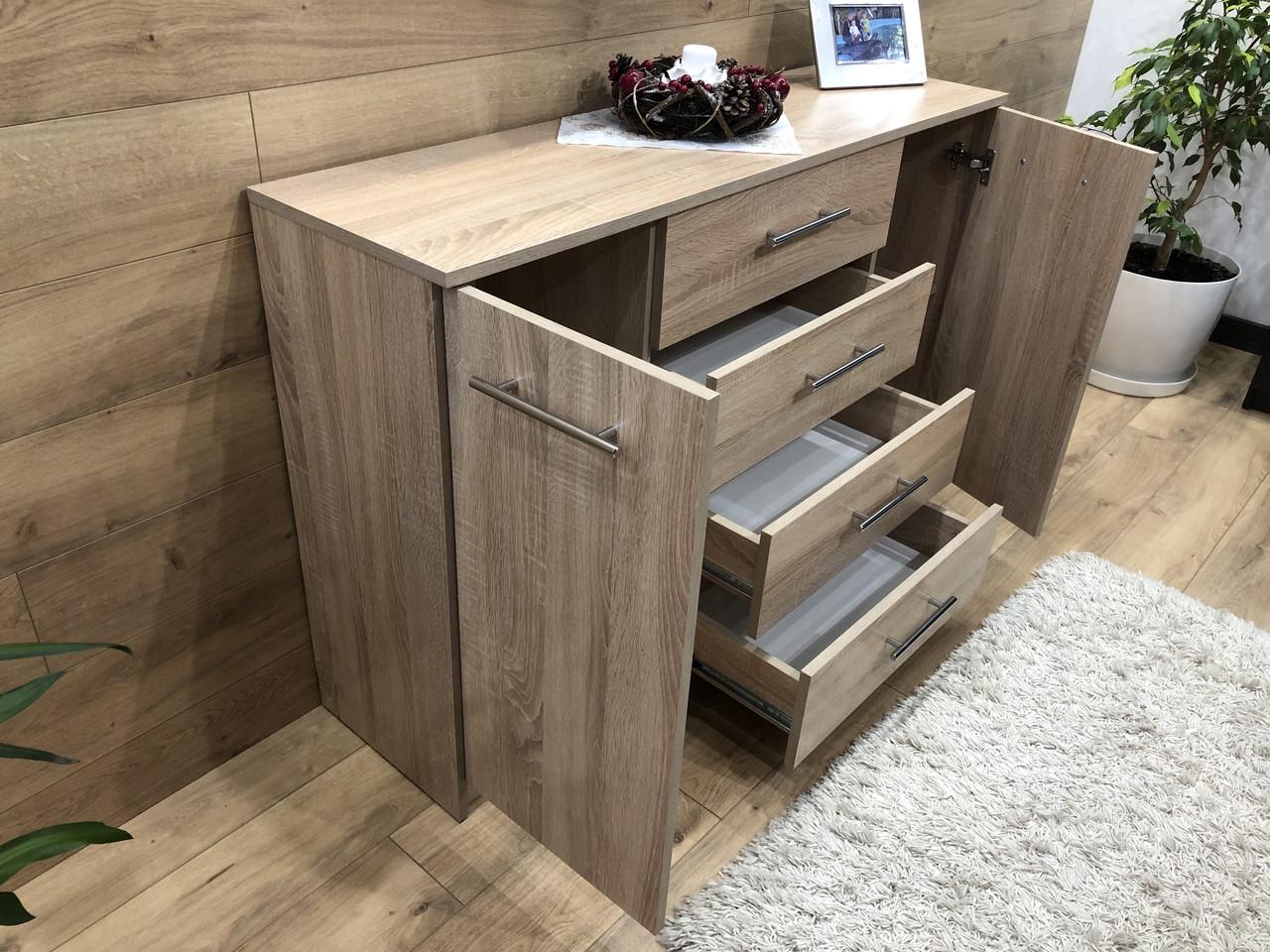 Комод Standart 4х2 1250х810х350 мм Дуб сонома світлий - фото 4