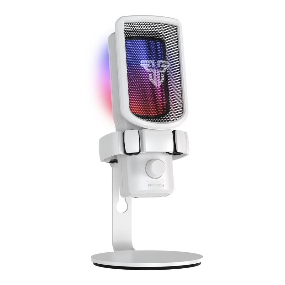 Микрофон беспроводной Fantech WMCX01 Leviosa Wave конденсаторный 10 мм кардиоидный 2.4GHz/USB-C RGB 48kHz/16-bit White (36676896) Микрофон беспроводной Fantech WMCX01 Leviosa Wave конденсаторный 10 мм кардиоидный 2.4GHz/USB-C RGB 48kHz/16-bit White (36676896)