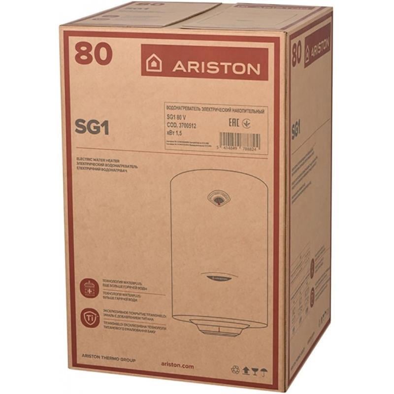 Бойлер Ariston SG1 80 V (24847663) - фото 10