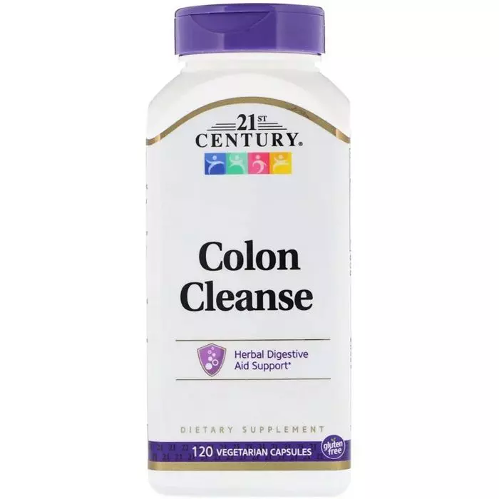 Очистка кишечника 21st Century Colon cleanse 120 вегетарианских капсул (CEN22846) Очистка кишечника 21st Century Colon cleanse 120 вегетарианских капсул (CEN22846)
