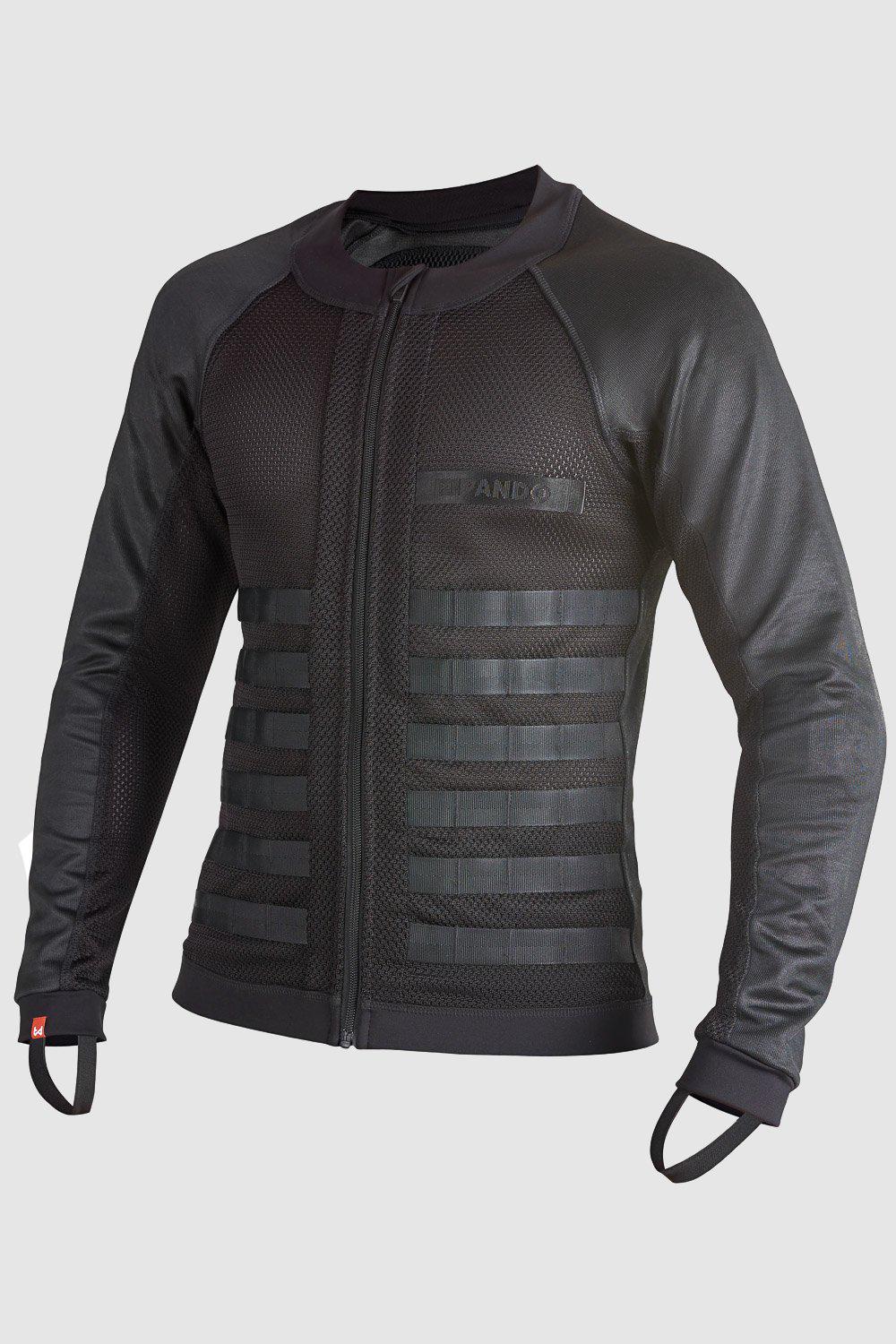 Комплект PandoMoto COMMANDO UH мотокуртка/сорочка/захист тіла XL Black (27264596)
