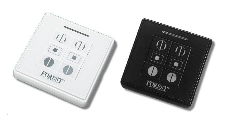 Електрокарниз прихованого монтажу Forest з двигуном Shuttle L 100 см Чорний (2509948701) - фото 4