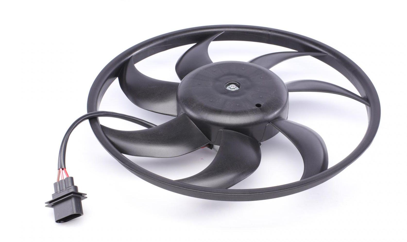 Вентилятор радиатора электрический Skoda Roomster/Fabia 03-10 (47375)