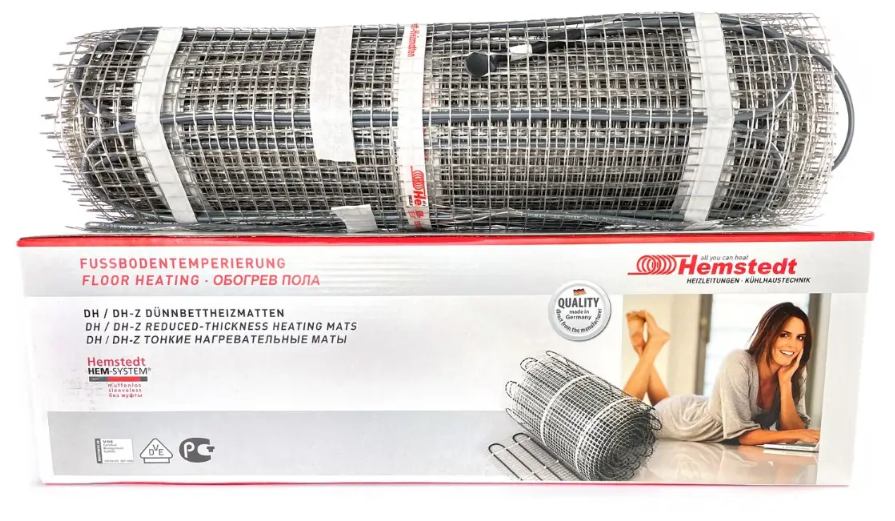 Нагревательный мат Hemstedt с wi-fi терморегулятором PWT 002 3 м2 (000653)
