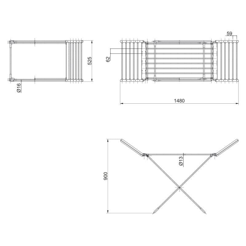 Сушилка для белья электрическая Q-tap Breeze SIL 55701 (SD00034697) - фото 6