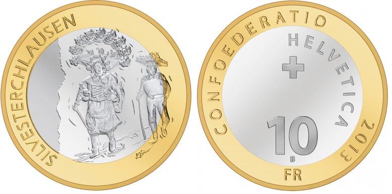 Колекційна монета Швейцарія 10 франків 2013 UNC (KM#146)