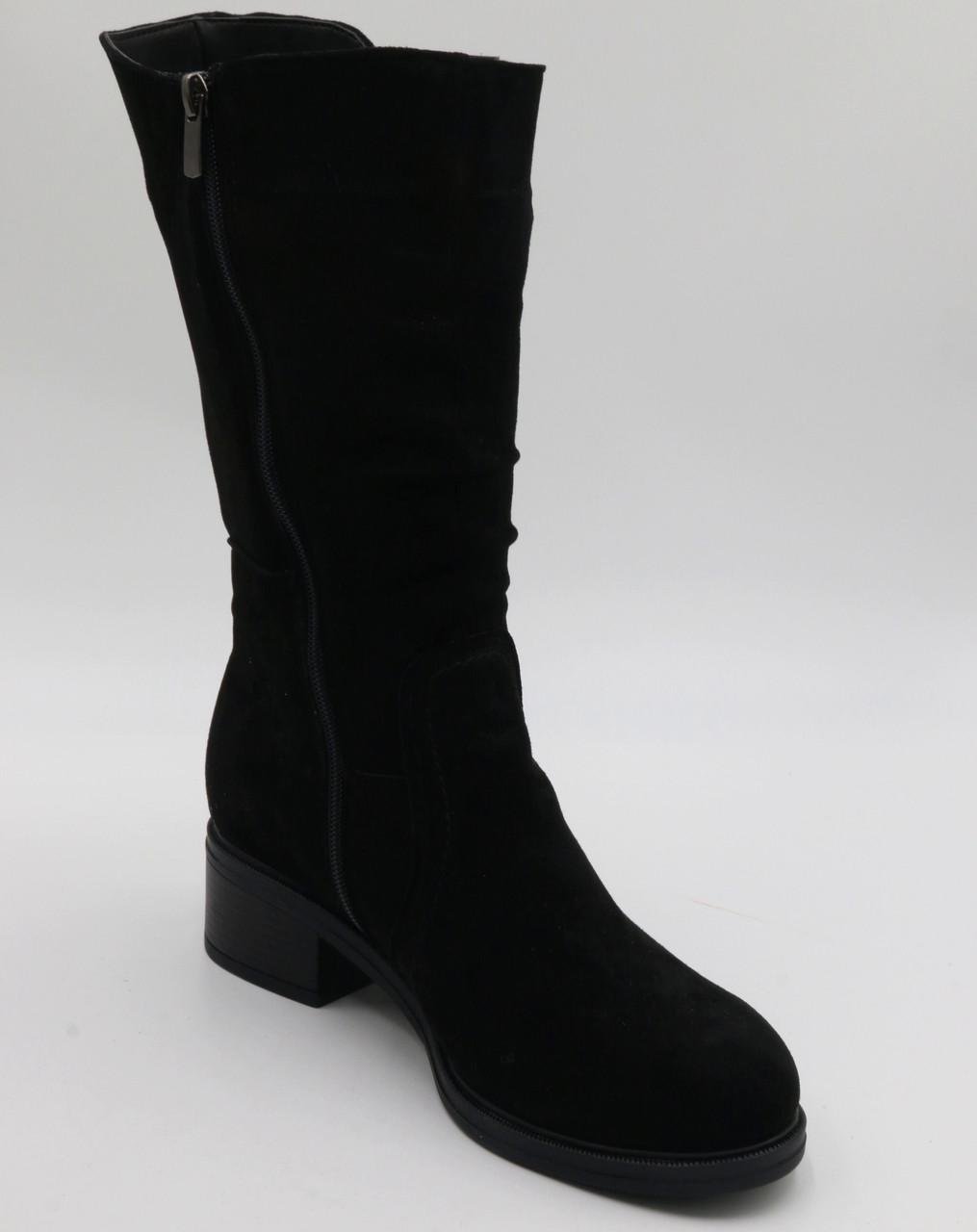 Сапоги женские замшевые зимние Starmani р. 40 Черный (3021з) - фото 7 Сапоги женские замшевые зимние Starmani р. 40 Черный (3021з) - фото 7