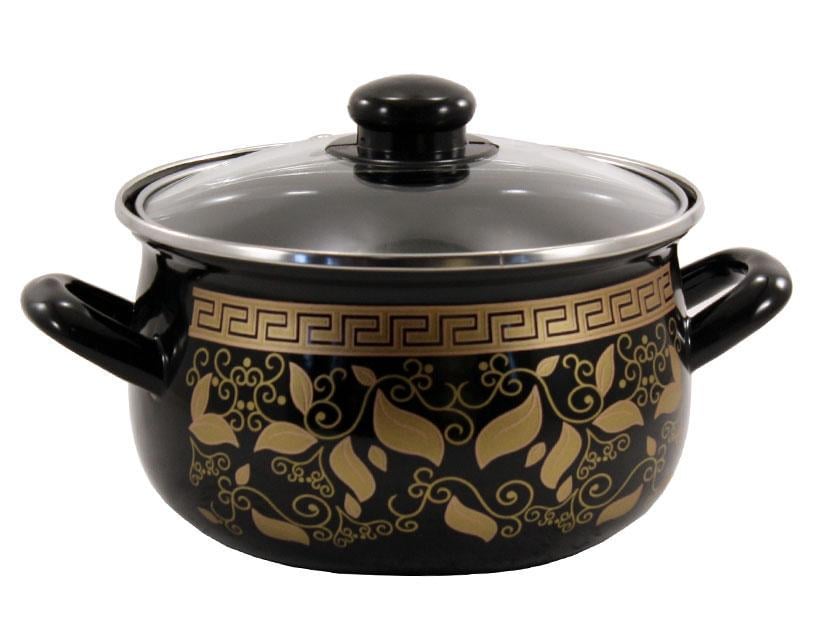 Кастрюли эмалированные Interos Версаль 3 шт. - фото 2