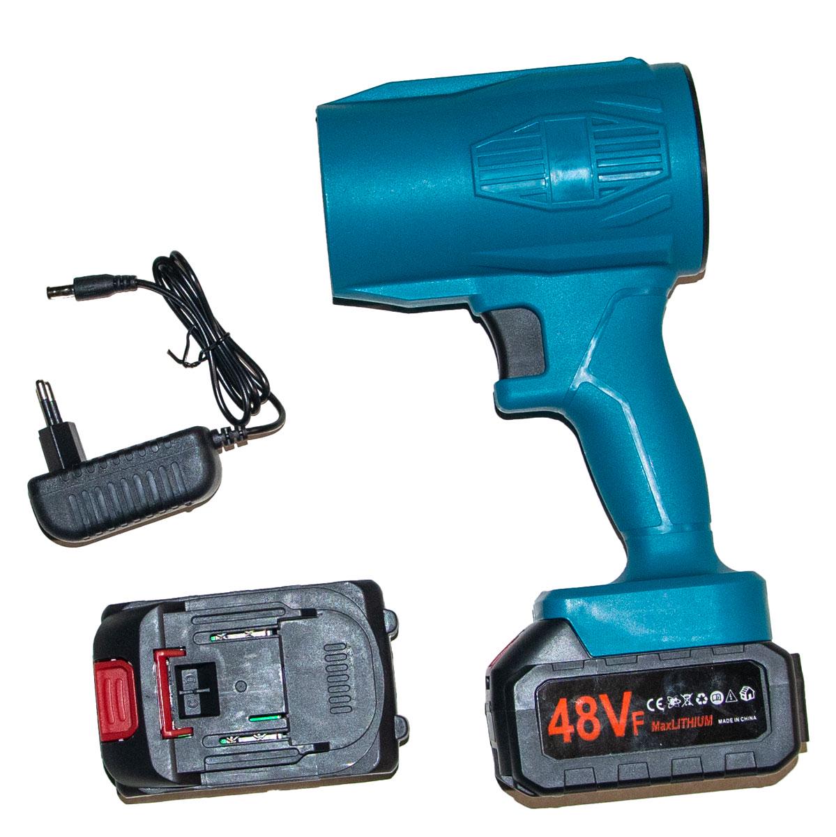 Воздуродувка аккумуляторная M1 для сбора листьев Голубой (1010779-LightBlue)