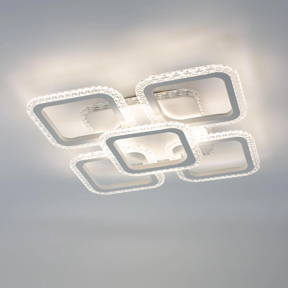 Люстра ESLLSE ROOM ICE RGB 6S с пультом 70W 380x380x75 мм Белый (10573) - фото 1 Люстра ESLLSE ROOM ICE RGB 6S с пультом 70W 380x380x75 мм Белый (10573) - фото 1