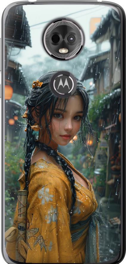 Чехол на Motorola Moto E5 Plus Anime-girl (6133u-1412-42517)