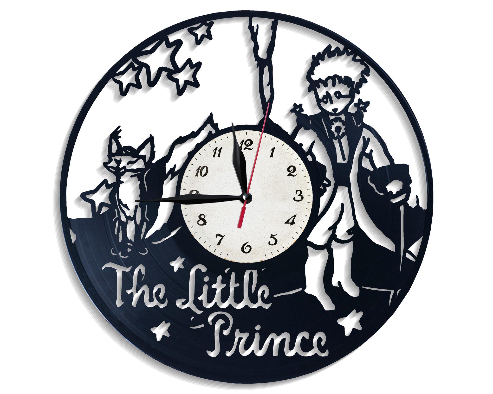 Годинник настінний Маленький принц 2706 з вінилової платівки